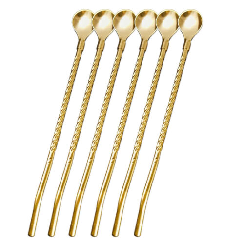 Cuillère à Bar en Acier Inoxydable – Idéale pour le Sirop Chic & Lux Paquet de 7