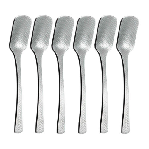 Set de Cuillères à Glace en Acier Inoxydable – Pour une Expérience Dessert Élevée (6 Pièces)
