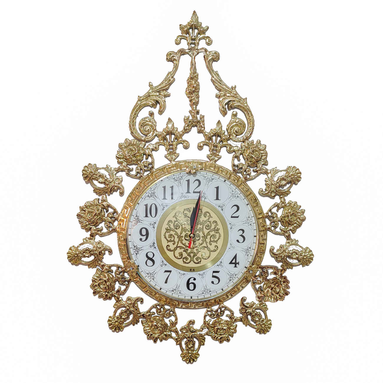 Horloge murale en laiton magnifique pour sublimer votre salon ou bureau