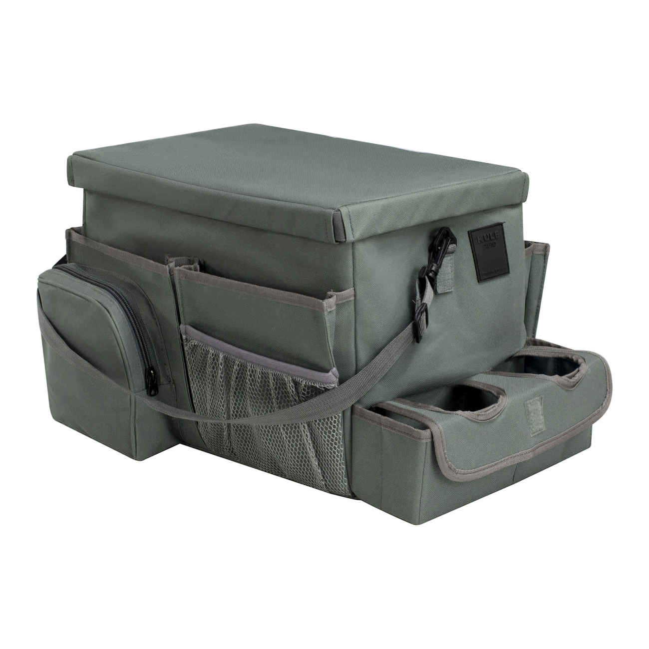 Sac de pique-nique élégant - Léger, conçu pour un transport confortable en gris