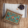 Taie d'oreiller persane traditionnelle – Design de tapis pour un salon stylé (paquet de 2)