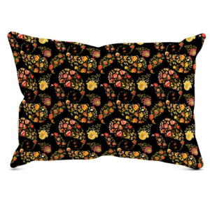 Taie d’oreiller florale vintage – Parfaite pour la décoration de chalet ou de ferme (paquet de 2)
