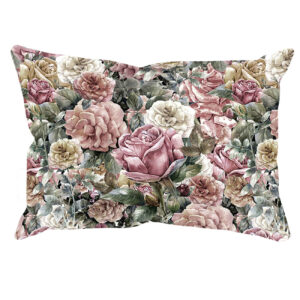 Taie d’oreiller florale vintage – Douce et élégante, coton double face