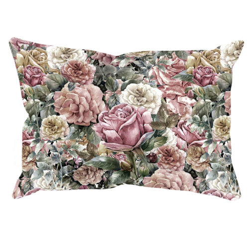 Taie d’oreiller florale vintage – Douce et élégante, coton double face