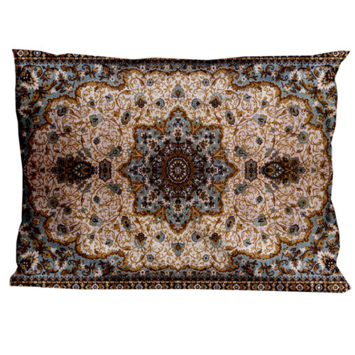 Taie d’oreiller persane style vintage avec détails ornementaux luxueux (paquet de 2)