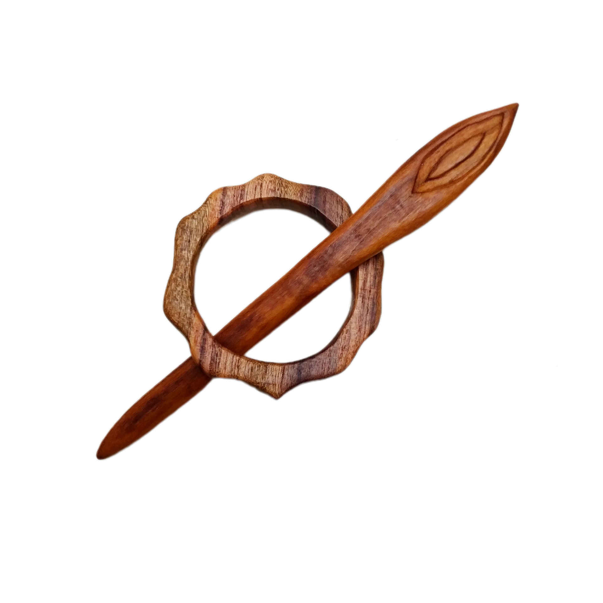 Bâtonnet de cheveux en bois fait main – Parfait pour Bun, Updo et Coiffure Quotidienne