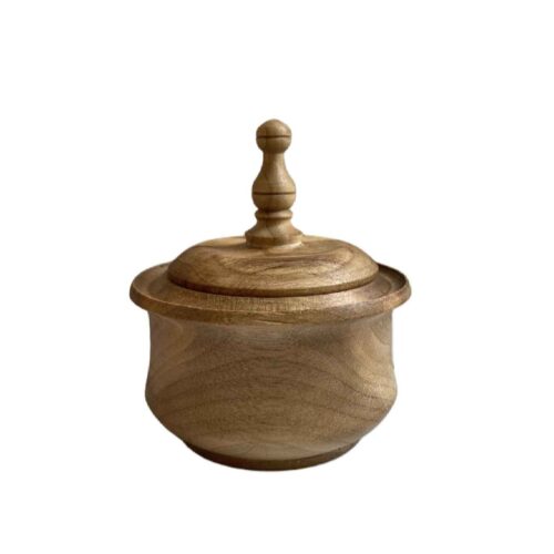 Bol à sucre en bois fabriqué pour des souvenirs sucrés – L’harmonie douce du design