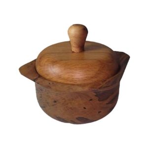 Bol à sucre en bois – Fabriqué avec soin pour ajouter une touche naturelle à votre espace
