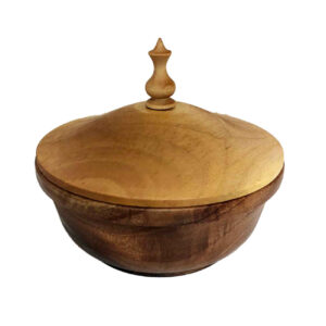 Bol à sucre en bois – Design intemporel pour des moments sucrés