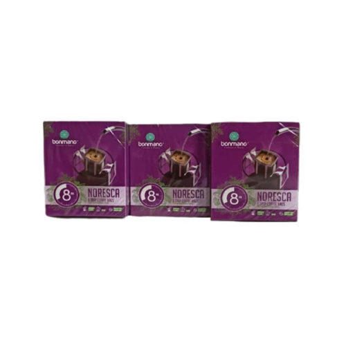 Café Drip 100% Arabica pour infusion à la maison | Noresca Bonmano (3 Pack de 6)