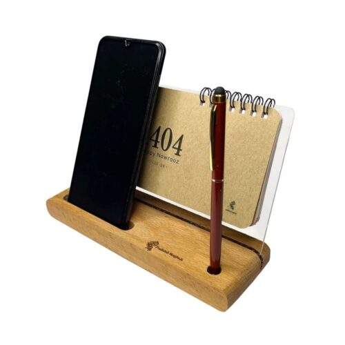 Calendrier de bureau en bois Cube +MKids35H