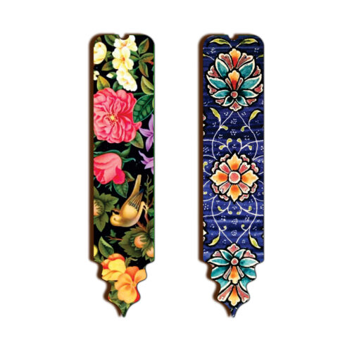 Marque-pages en bois artistiques inspirés du style persan – Élégants & Artistiques – Lot de 2