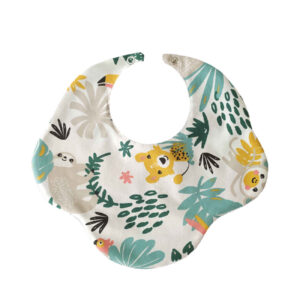 Bavoir Bébé – Facilitez les Repas – Motif Jungle Amazonienne