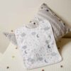 Bavoir Bébé - Double Couche avec Doublure Imperméable - Lot de 3