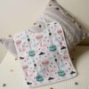 Bavoir Bébé - Double Couche avec Doublure Imperméable - Lot de 3