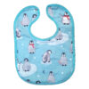 Bavoir Bébé - Adapté aux Repas - Motif Pingouin - Lot de 3