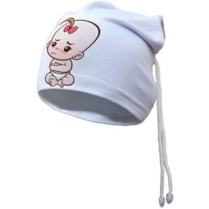 Chapeau pour bébé – Doux et élégant, adapté pour après le bain (0 à 12 mois)