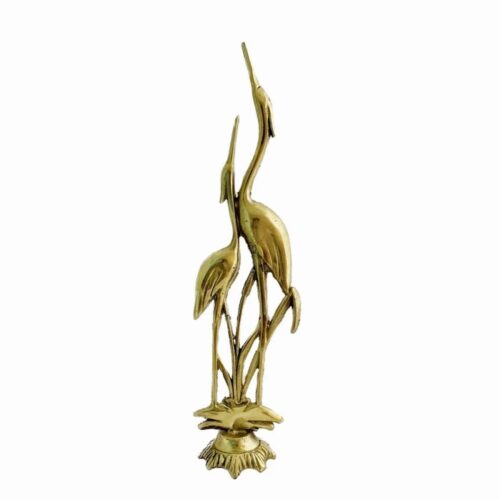 Figurine décorative d’oiseau pour décor moderne en matériau en laiton