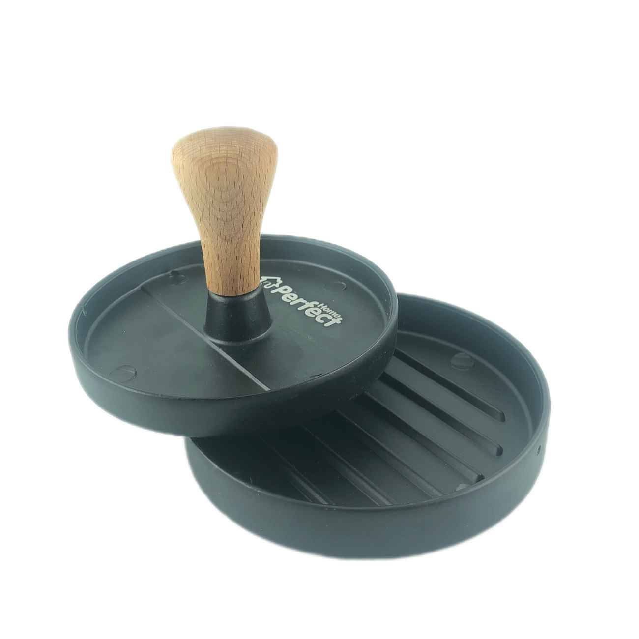 Presse Manuelle pour Shami Kebab et Burger - Manche en Bois | Parfait pour la Maison