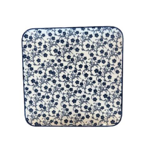 Assiette en céramique – Compatible lave-vaisselle, durable avec un design étonnant | Carrée