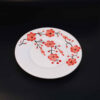 Assiette en céramique - Compatible micro-ondes et lave-vaisselle et fonctionnelle | Floral