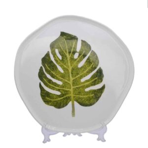 Assiette en céramique – Compatible micro-ondes et lave-vaisselle – pour un usage quotidien, les fêtes et les idées cadeaux