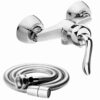 Complete Shower, Faucets, and Accessories – Elegant Chrome Bathroom Fixtures Set | Rose