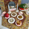 Ensemble Haft-Seen en béton – Design perlé – 10 pièces – Pour Norouz