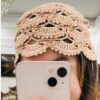 Chapeau Crocheté - Tissé à la Main, Chaleureux et Confortable, Adapté pour Tout Style de Saison
