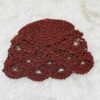 Chapeau Crocheté - Tissé à la Main, Chaleureux et Confortable, Adapté pour Tout Style de Saison