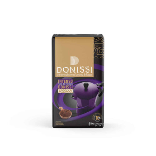 Poudre de café Espresso Donissi – Parfait pour les amateurs de café 50/50 | 3 Pack de 250 gr