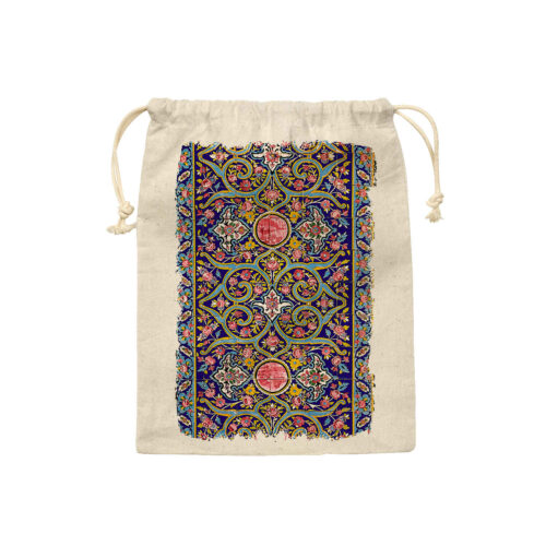 Sac de rangement en coton à cordon – Réutilisable et durable en Tissu Naturel