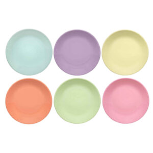 Assiette en céramique élégante – Durable, stylée et compatible lave-vaisselle (Ensemble de 6)