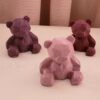 Figurine géométrique de teddy bear cubisme - Idée de décoration cubisme artistique (Ensemble de 2)