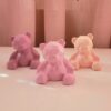 Figurine géométrique de teddy bear cubisme - Idée de décoration cubisme artistique (Ensemble de 2)