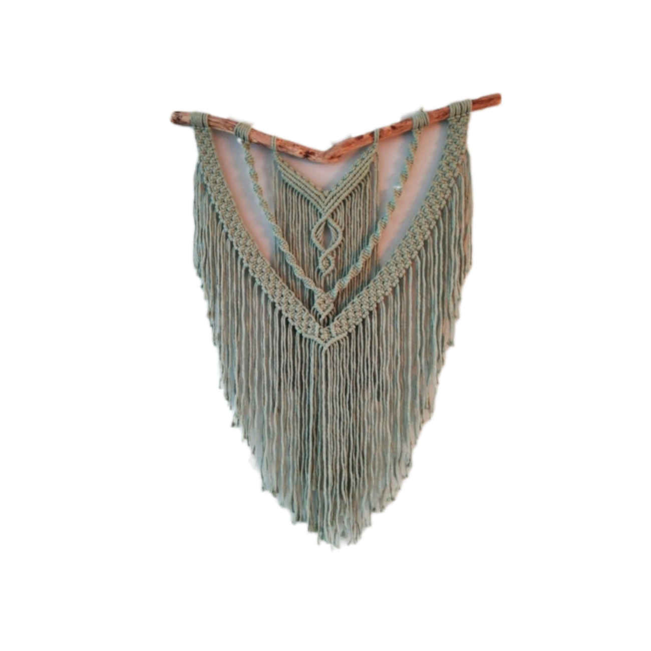 Handcrafted Macrame Wall Hanging - Knotwork for a Cozy, Bohemian Ambiance