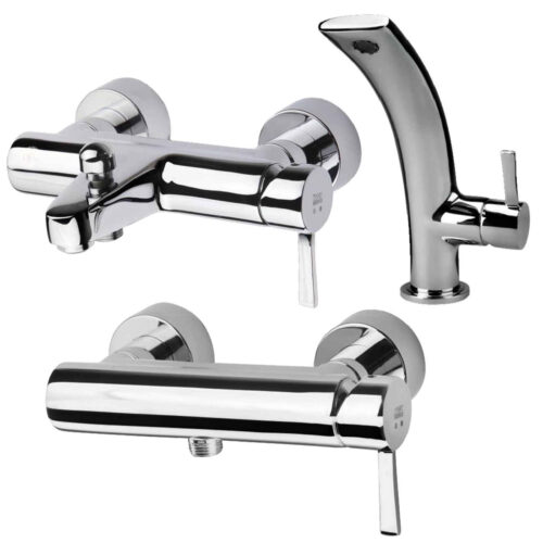 KWC Bathroom Faucet Set – Perfect for Contemporary Spaces | Zeus Model