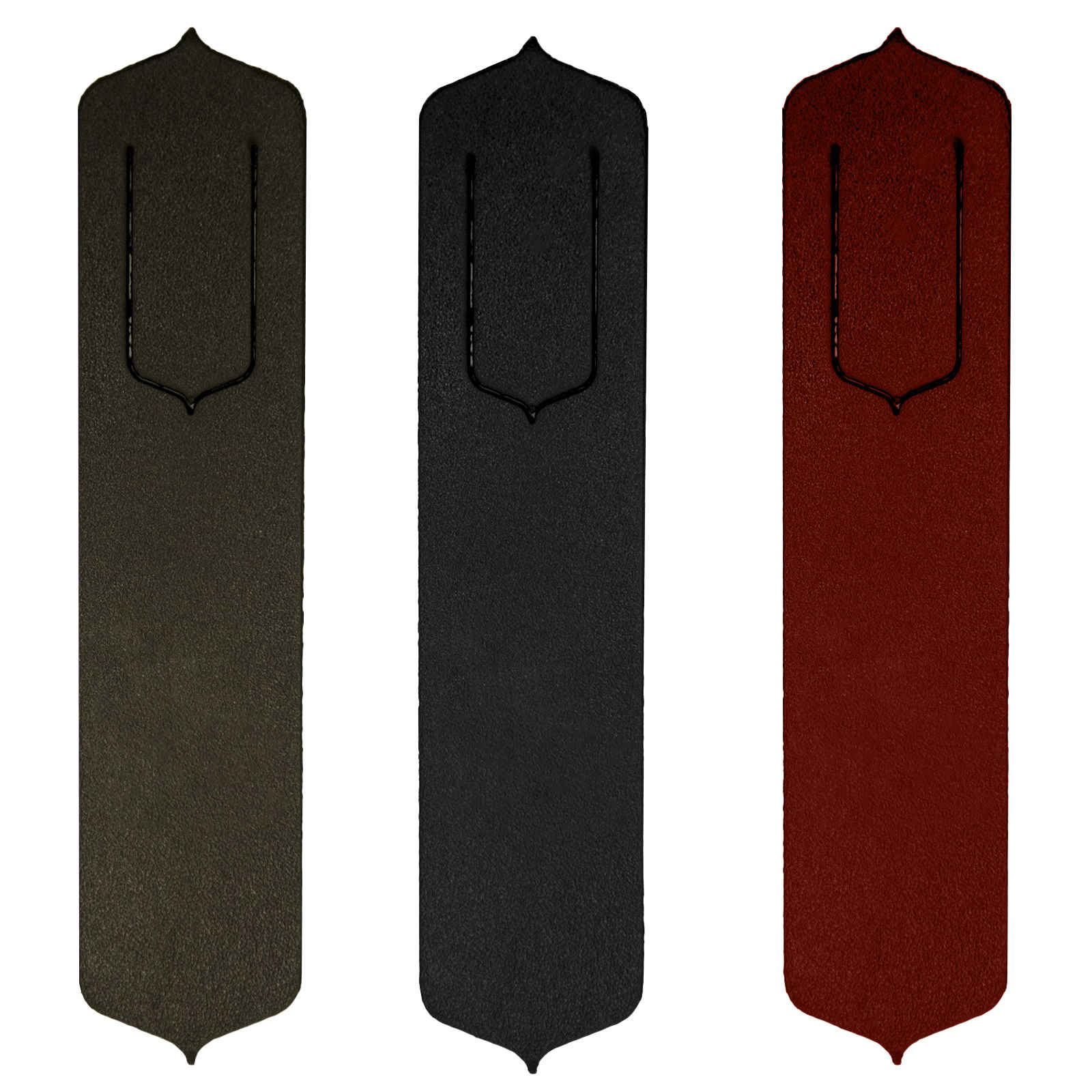Marque-pages en cuir – Accessoires de lecture élégants – Lot de 3