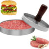 Presse Manuelle pour Shami Kebab et Burger - L'Art de la Perfection | Manche en Bois