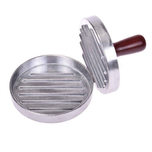 Presse Manuelle pour Shami Kebab et Burger – en Aluminium et Manche en Bois