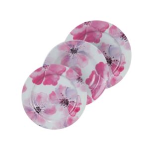 Ensemble d’Assiettes en Mélamine – Compatible Micro-ondes et Lave-vaisselle, Durable (Pack de 18)