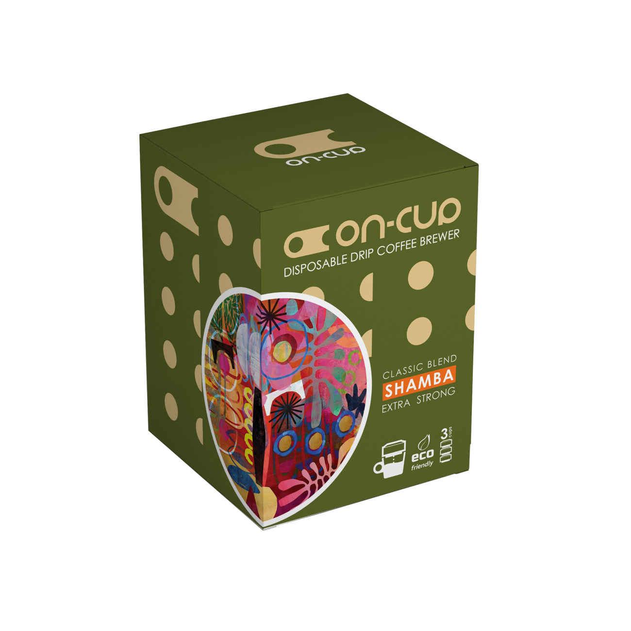 Café Drip OnCup - Infusion parfaite partout | Shamba 136g, Pack de 3