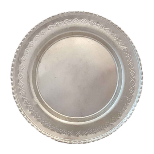 Assiette de vaisselle en cuivre persan – Design intemporel pour un dîner élégant