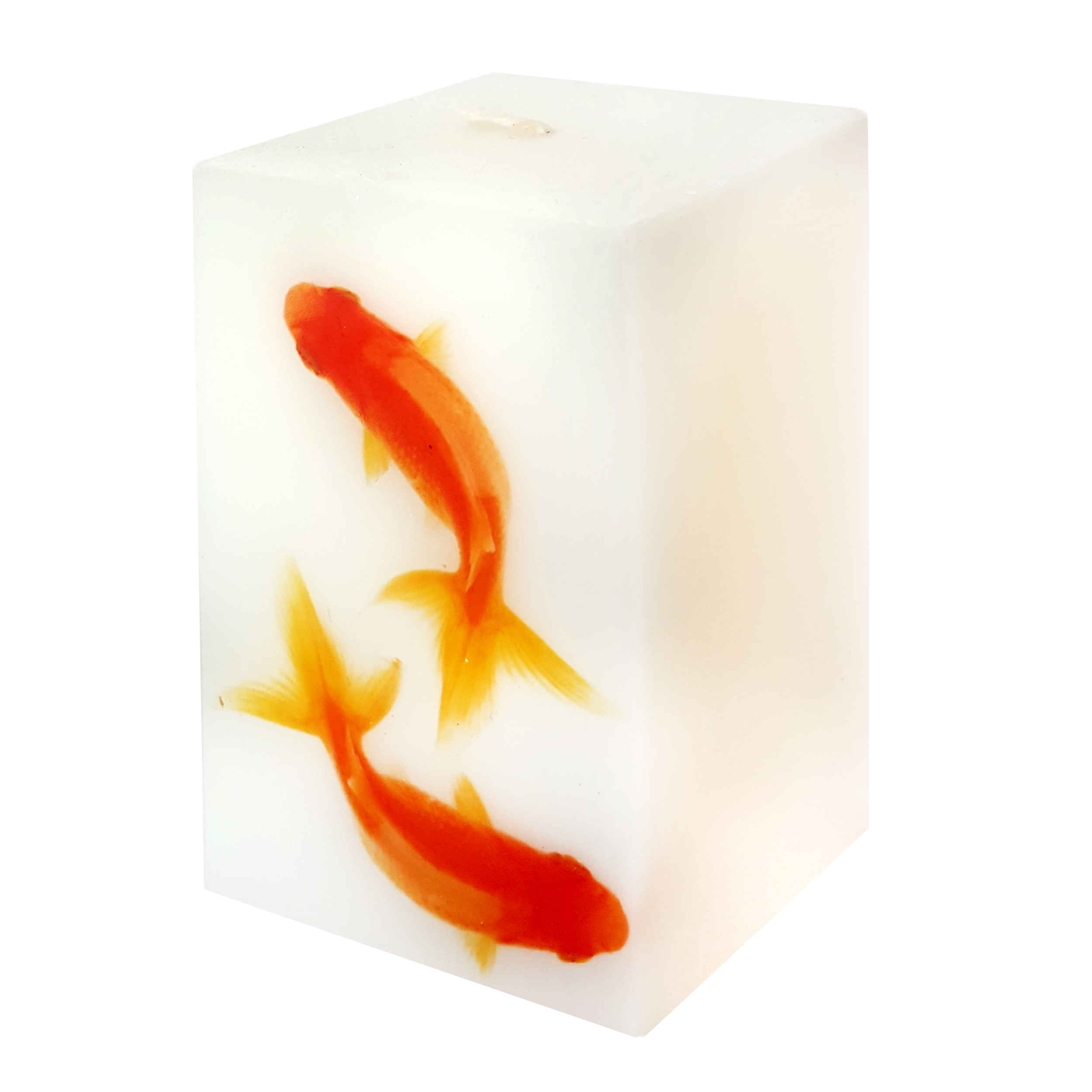 Bougie persane Nowruz parfaite pour votre Haft-Seen avec design Poisson (x2)
