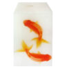 Bougie persane Nowruz parfaite pour votre Haft-Seen avec design Poisson (x2)