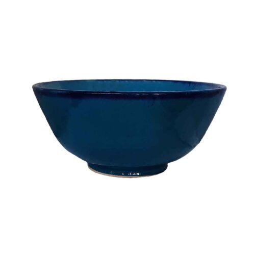 Bol Dizi en Poterie – Polyvalent pour les Amateurs d’Abgoosht, Yaourts, Soupes et Nouilles | Bleu