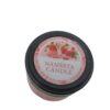 Bougie parfumée en pot pour relaxation et toute occasion, parfum fraise