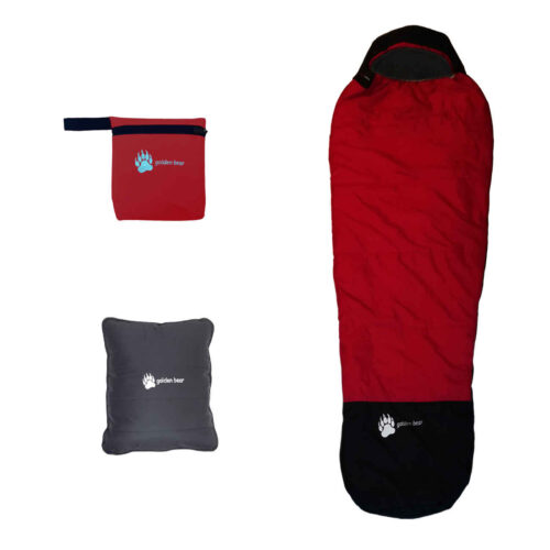 Sac de Couchage Individuel – Avec Matelas de Voyage et Oreiller pour le Camping