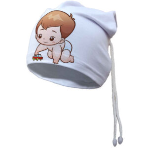 Chapeau bébé doux et élégant – Pour nouveau-nés et nourrissons (0 à 12 mois)