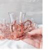 Service traditionnel en cuivre fait main avec soucoupes – Vaisselle élégante pour servir et offrir